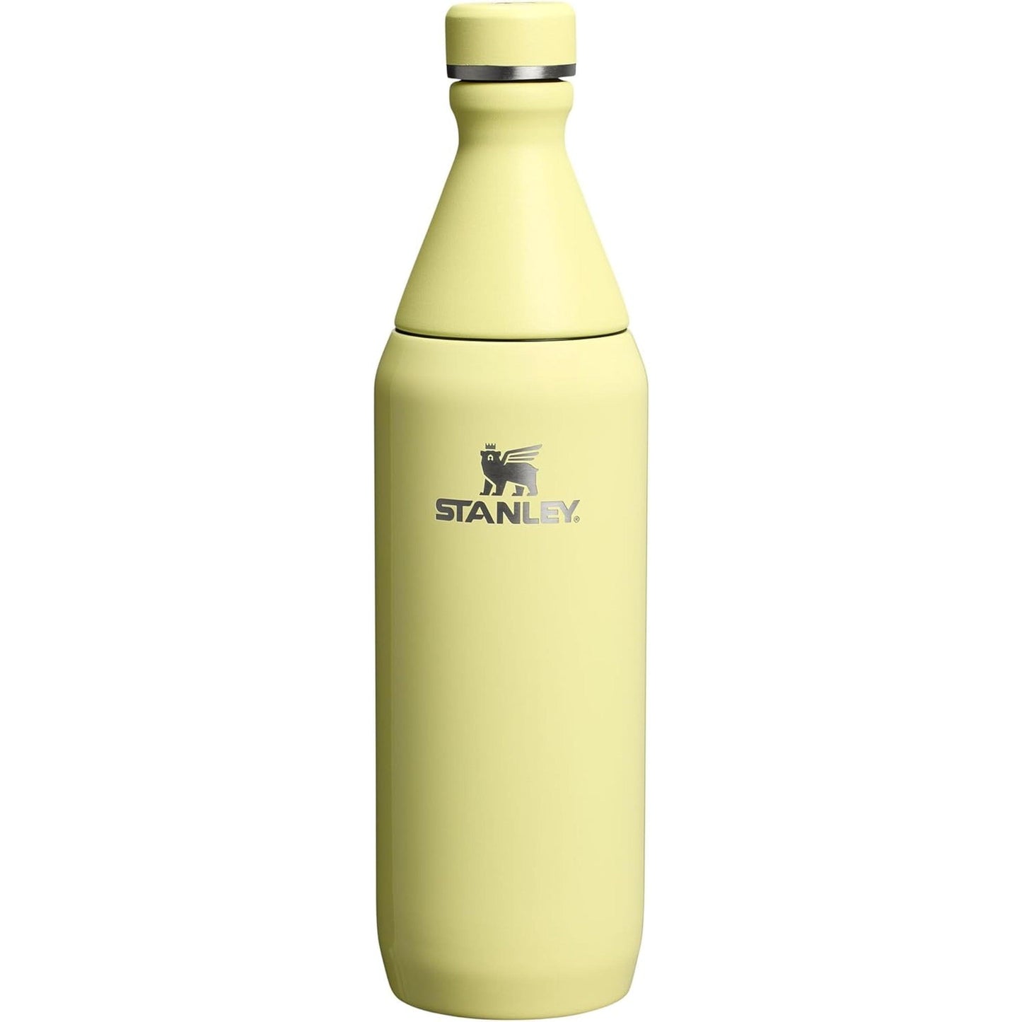 All Day Slim Bottle 20 Oz | Leakproof Twist on Lid | Slim Design for Travel and Gym | Insulated Stainless Steel Water Bottle | Bpa-Free | Pomelo Gloss