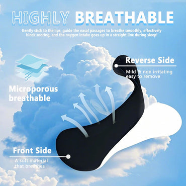 Nose Strips para Dormir y Respirar Mejor – 30 Unidades | Tiras Nasales Anti-Ronquidos | Adhesivo Extra Fuerte Resistente al Sudor y Aceite | Hipoalergénicas y Suaves con la Pie