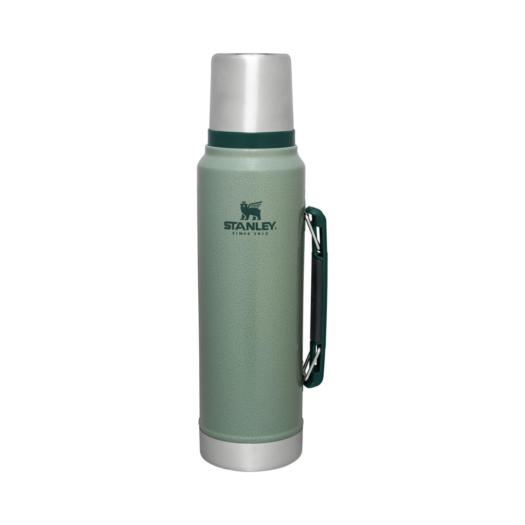 Termo Classic Legendary Botella Térmica 35.2 oz (1.04 ml) – Termo de Acero Inoxidable con Taza 8 oz | Doble Aislación | 24 h Caliente / Frío