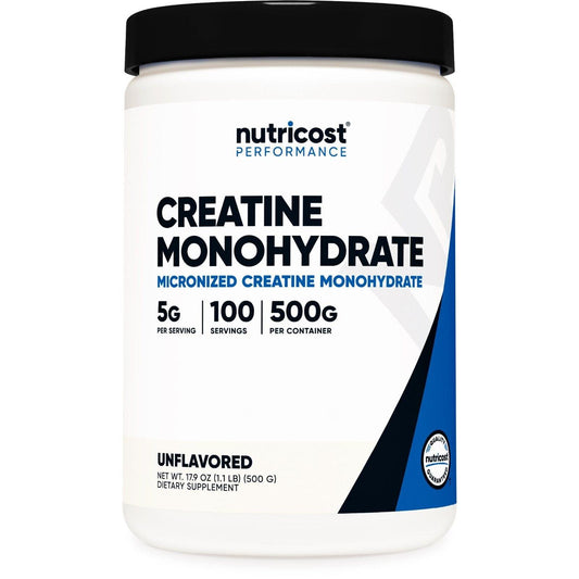 Nutricost Creatina Monohidratada Pura Micronizada | 500 g en Polvo