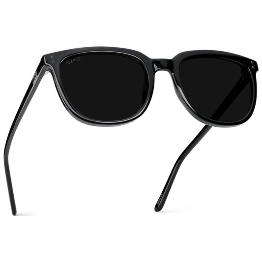 Gafas de Sol Cuadradas Planas Unisex – Estilo Retro Clásico con Lentes Polarizados UV400