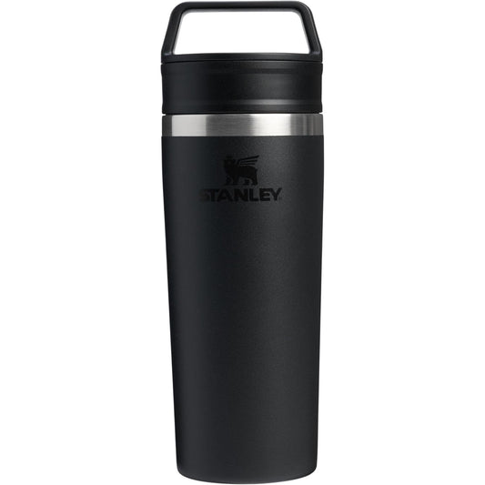 Cafe to Go Travel Mug 16 Oz | Leakproof Two-Part Drink through Lid | Tumbler Cup for Coffee, Tea and Drinks | Insulated Stainless Steel Coffee Mug | Bpa-Free | Hammertone Green