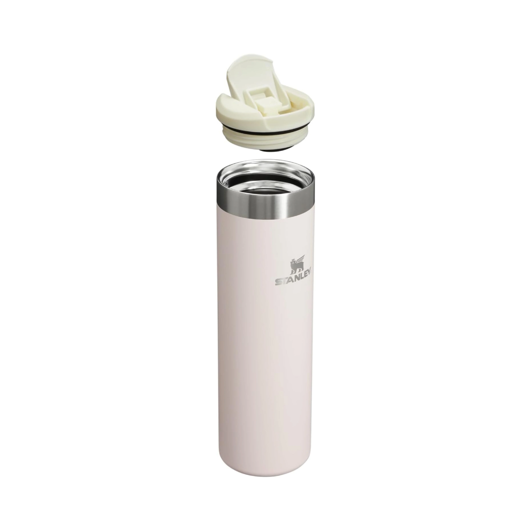 Botella Stanley AeroLight™ Transit 20 oz (Cuarzo Rosa) – Acero Inoxidable Liviano, Doble Pared, Tapa con Bloqueo y Paso de Bebida, Resistente a Fugas, Libre de BPA