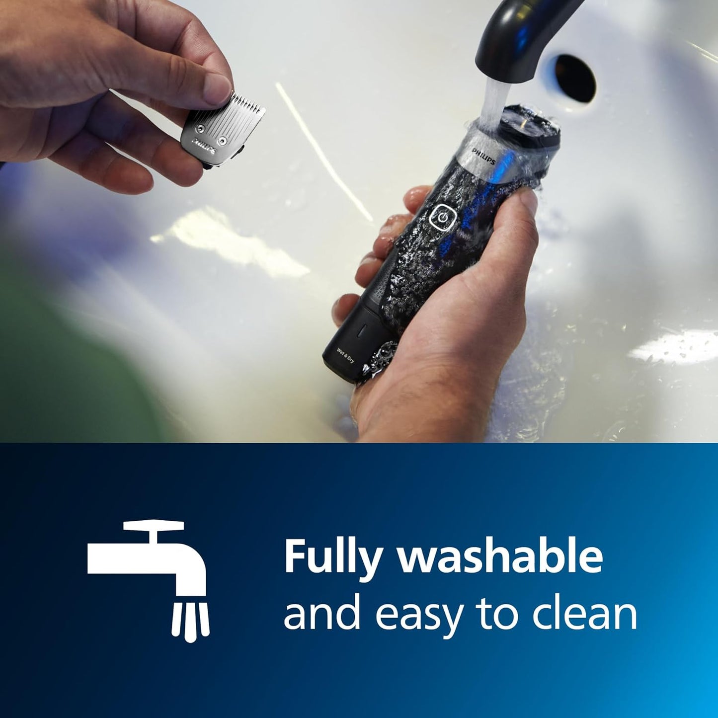 Philips Multigroom Series 5000 (MG5970/49) | 18 en 1 para Barba, Cabello, Cuerpo, Nariz y Oídos – Cuchillas de Titanio | Sin Aceite | Estuche de viaje