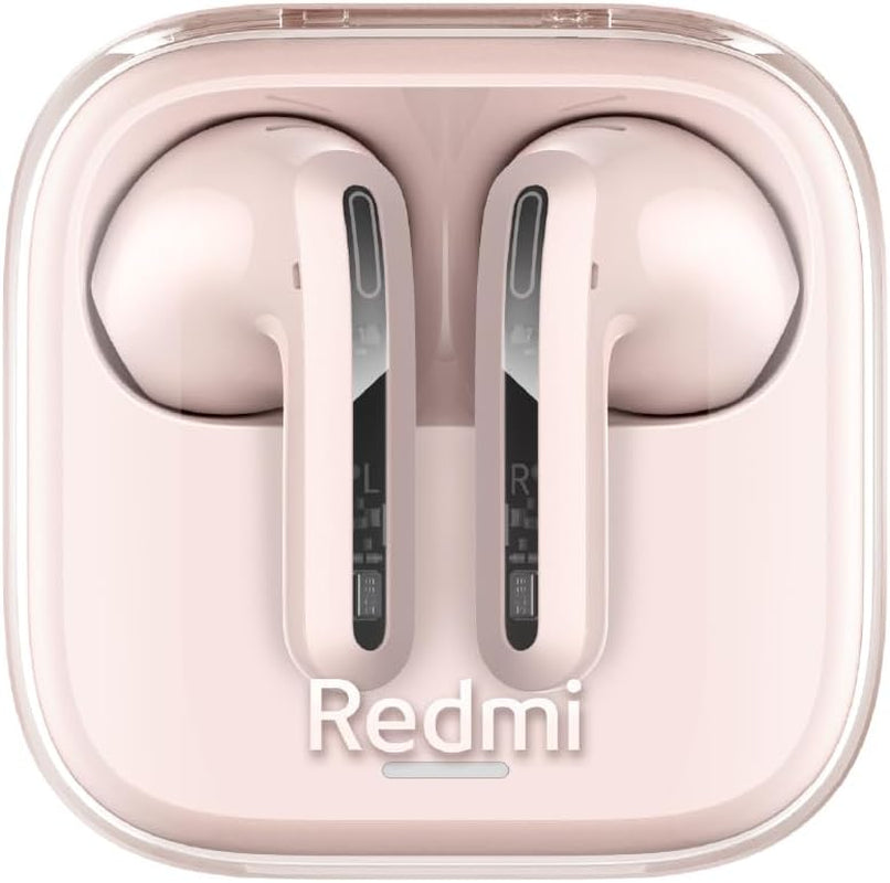 Redmi Buds 6 Active (Versión Global) – Rosa Auriculares inalámbricos Bluetooth 5.4 | 30 h de batería | Doble micrófono con ENC para llamadas | Driver 14.2 mm | 5 modos EQ | IPX4