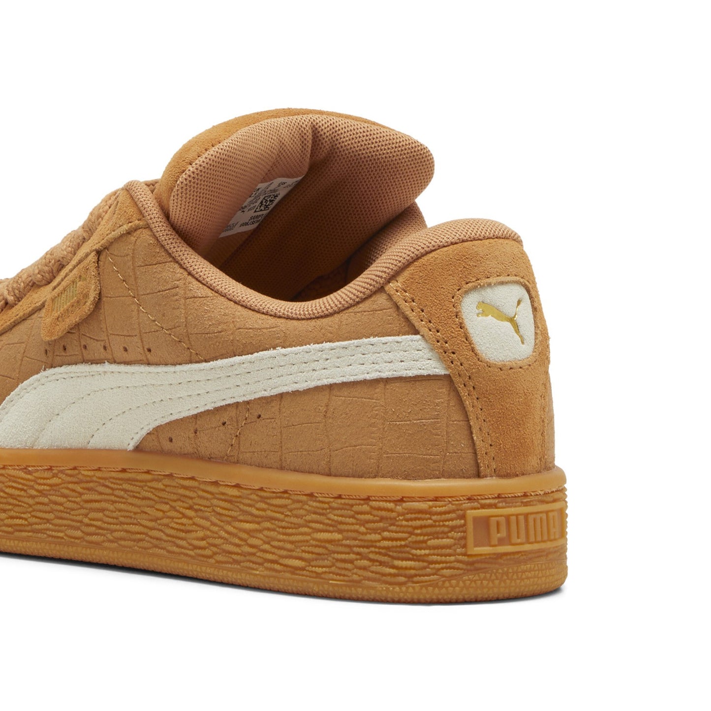 Puma Suede XL Elevated 39967202 Womens Orange Suede Lifestyle Sneakers Shoes