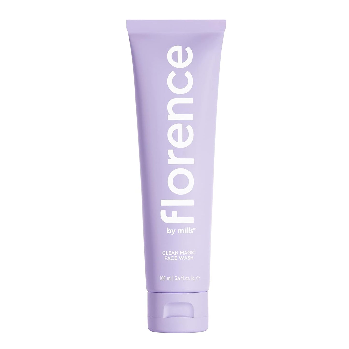 Florence by Mills Clean Magic Face Wash | Limpiador Facial Cremoso con Antioxidantes Naturales – Suaviza, Ilumina y Equilibra la Piel – 100 ml