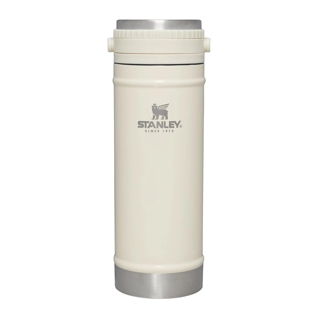 Stanley Travel Mug con Prensa Francesa Integrada 16 oz (473 ml) – Café en 5 minutos | Taza térmica con tapa hermética | Acero inoxidable aislado