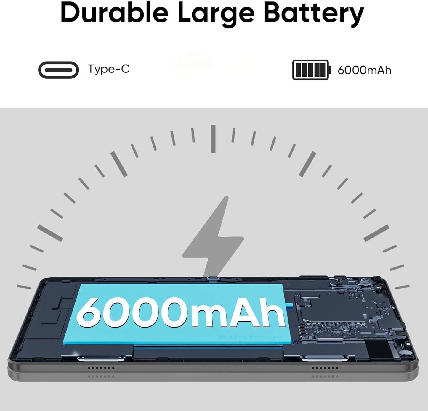 Tablet 10” Android 14 – 3GB RAM, 64GB Almacenamiento, Expandible hasta 1TB, Quad-Core 2.0GHz, Pantalla HD 1280x800, Wi-Fi 5, Cámara Dual, Bluetooth 5.0, Batería 6000mAh – Negra