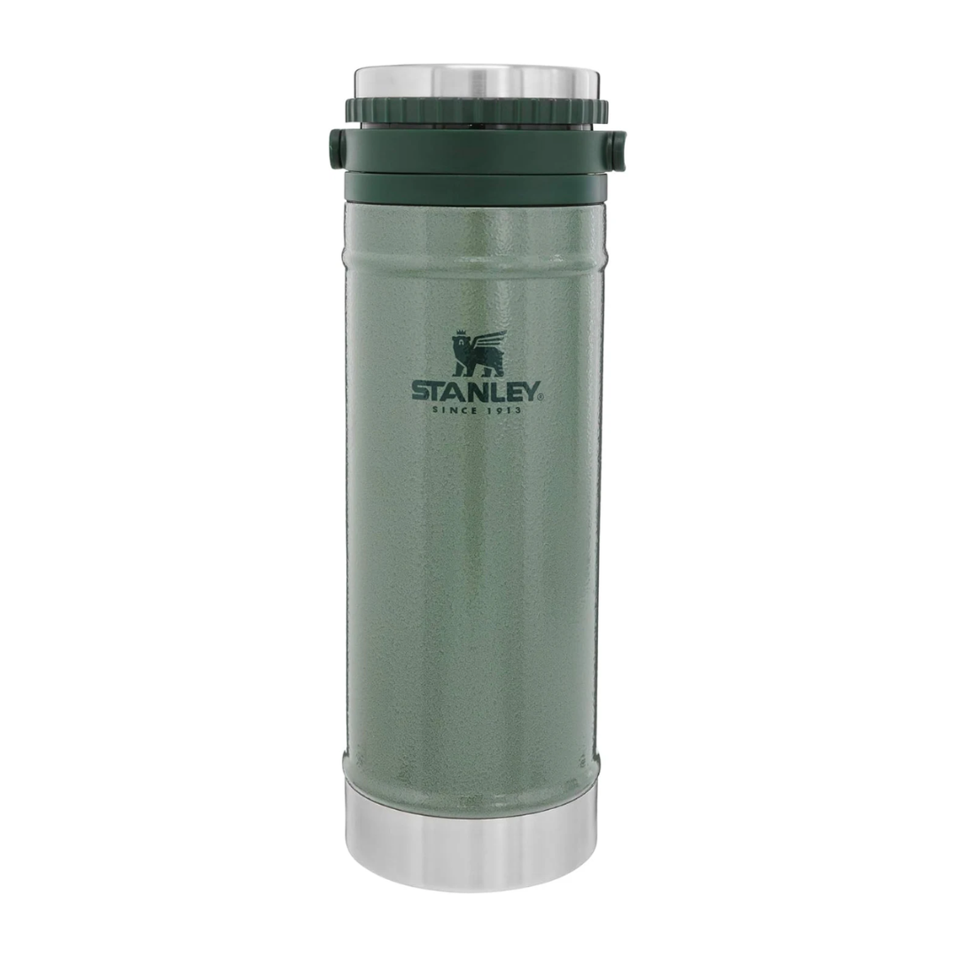 Stanley Travel Mug con Prensa Francesa Integrada 16 oz (473 ml) – Café en 5 minutos | Taza térmica con tapa hermética | Acero inoxidable aislado