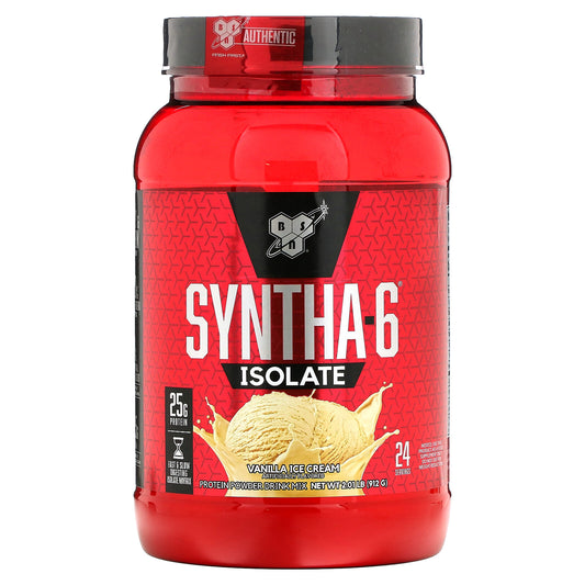 BSN® Syntha-6® Isolate | Proteína en Polvo – Sabor Vainilla Ice Cream – 912 g