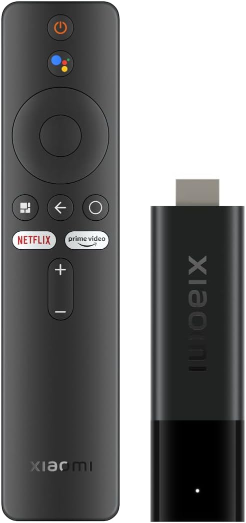 Xiaomi Mi TV Stick 4K (2022) | Streaming Device con Android TV 11, Google Assistant, Chromecast Integrado, 2GB RAM 8GB ROM, WiFi 5 & BT 5.2