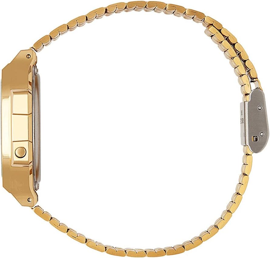 Casio A168WG Reloj Unisex | Retro Digital | Luz de Fondo | Alarma | Calendario | Cronómetro | Resistente al Agua