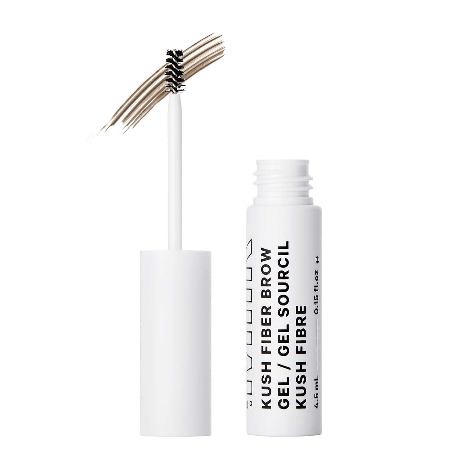 Milk Makeup KUSH Fiber Brow Gel | Gel Tintado con Fibras para Cejas Más Llenas y Naturales | Acondicionador, Vegano y Cruelty-Free