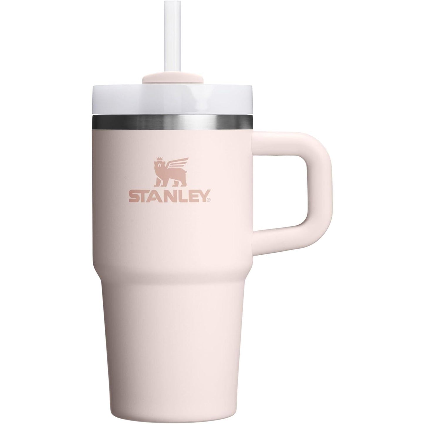 Quencher H2.0 Tumbler with Handle and Straw 20 Oz | Flowstate 3-Position Lid | Cup Holder Compatible for Travel | Insulated Stainless Steel Cup | Bpa-Free | Frost