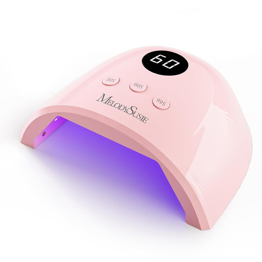 Lámpara de uñas UV LED | Color Rosa | 3 temporizadores | Sensor inteligente | Pantalla LCD