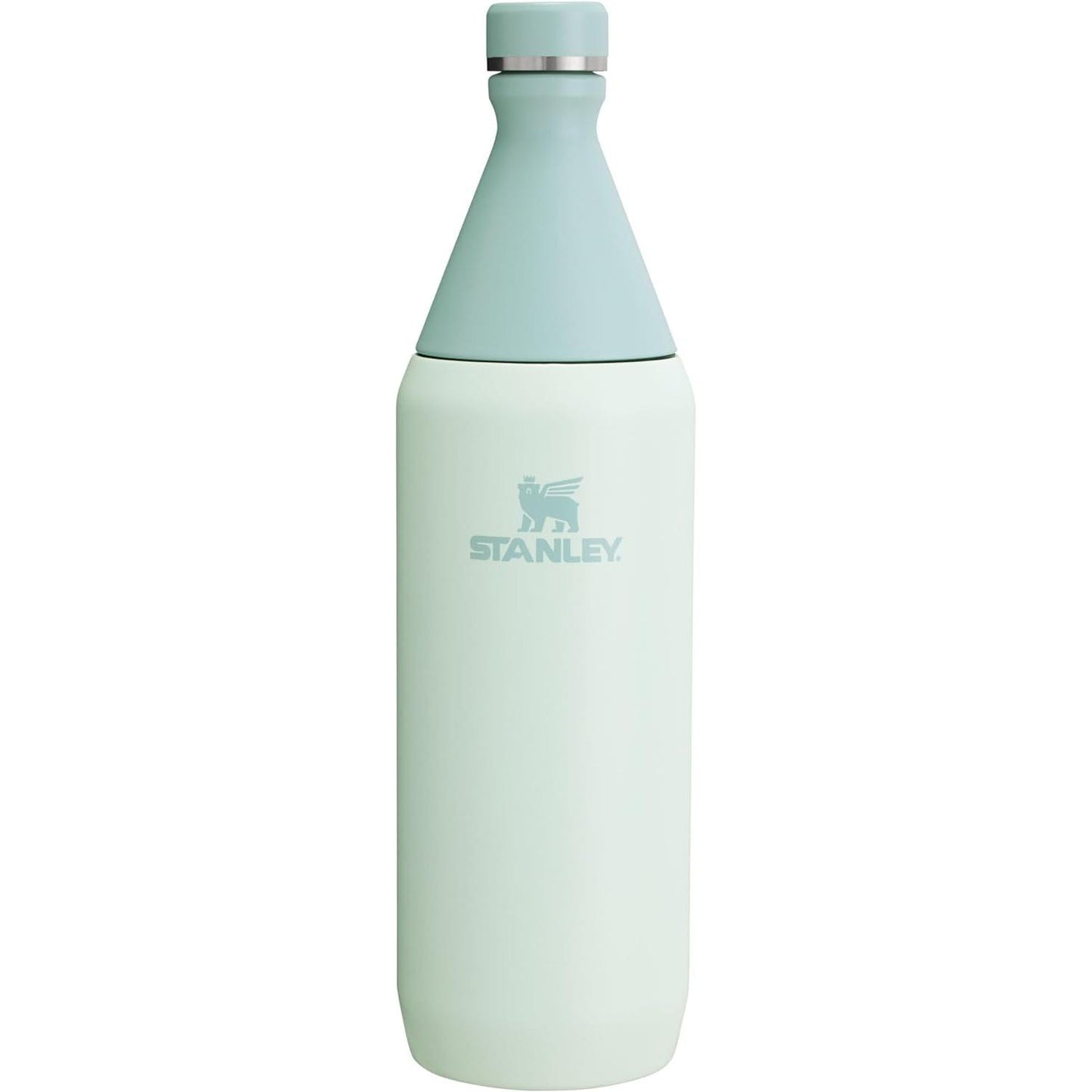 All Day Slim Bottle 34 Oz | Leakproof Twist on Lid | Slim Design for Travel and Gym | Insulated Stainless Steel Water Bottle | Bpa-Free | Ash Gloss
