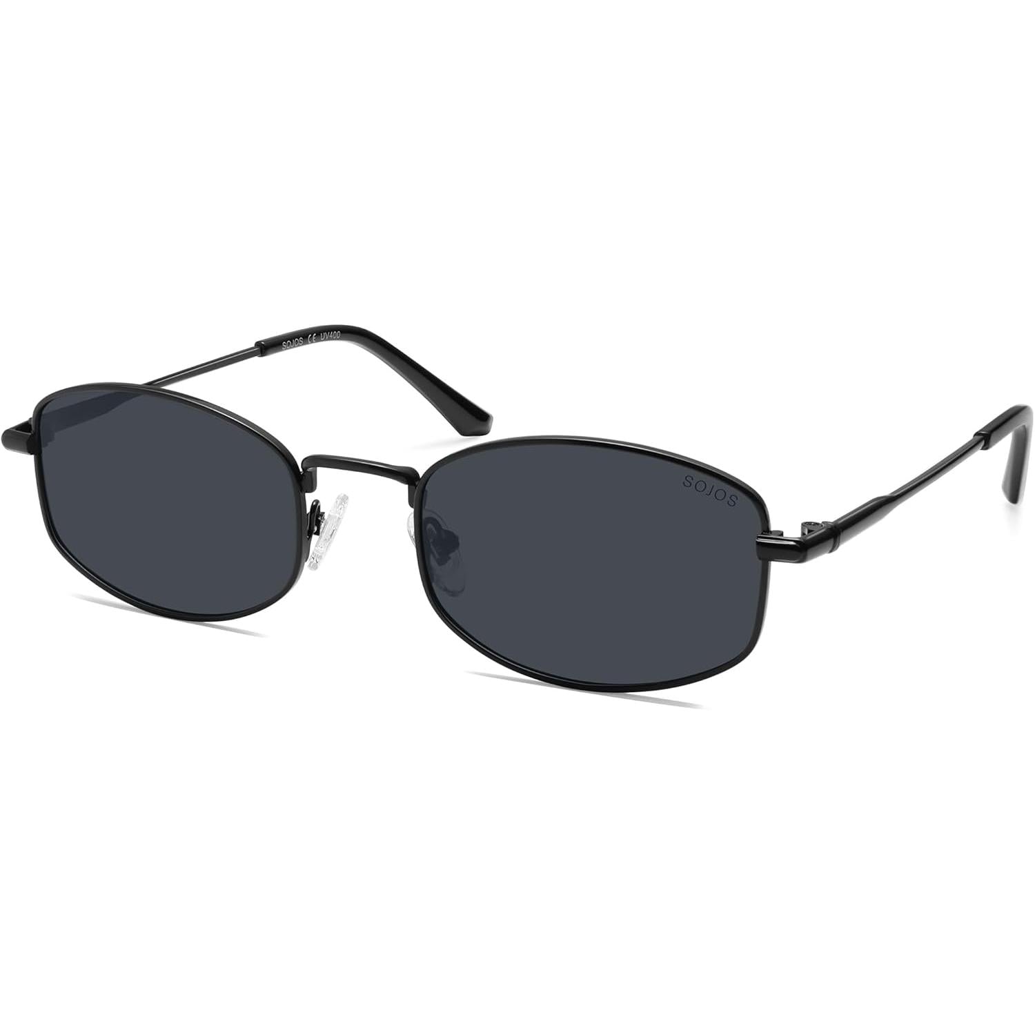 Trendy Oval Polarized Sunglasses for Women Men, Retro Fashion Shades UV400 Protection SJ1258