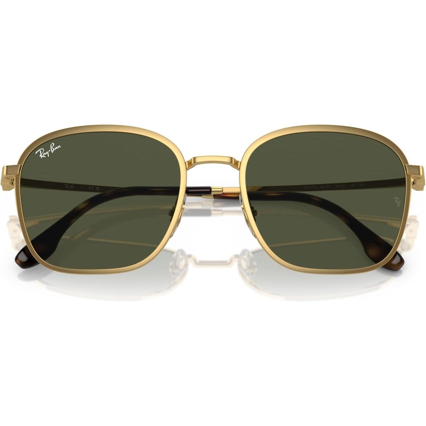 Ray-Ban RB3720 – Gafas de Sol Cuadradas de Metal