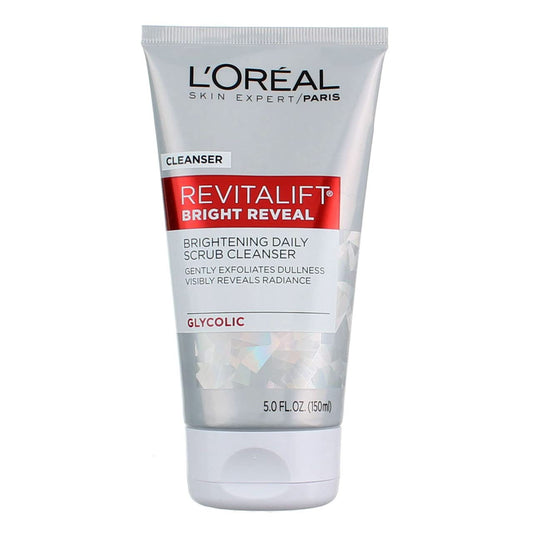L’Oréal Paris Bright Reveal | Limpiador Exfoliante Diario con Ácido Glicólico – Ilumina y Mejora Tono
