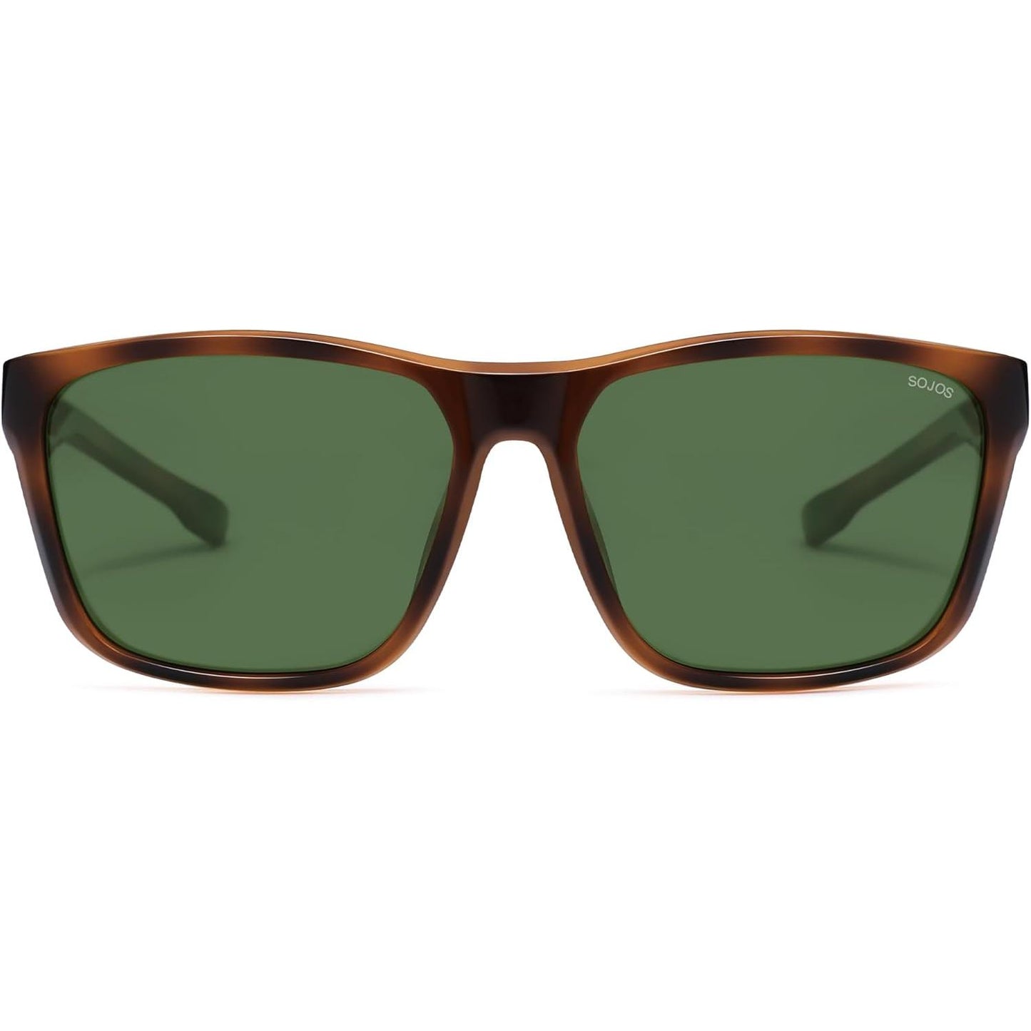 Lentes de Sol Cuadrados Polarizados Unisex, Marco TR90 Ultraliviano, Protección UV400 para Hombres y Mujeres