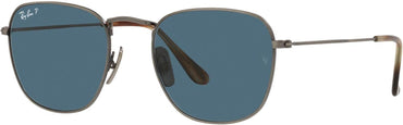 Ray-Ban RB8157 Frank Titanium – Gafas de Sol Cuadradas para Hombre