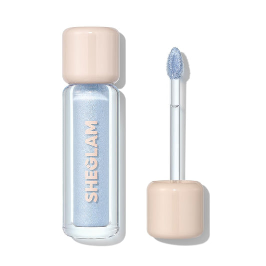 Tinte de ojos líquido larga duración | 16 horas | Sombra de ojos líquida brillante | Color de alto impacto | Color: Cloud Nine