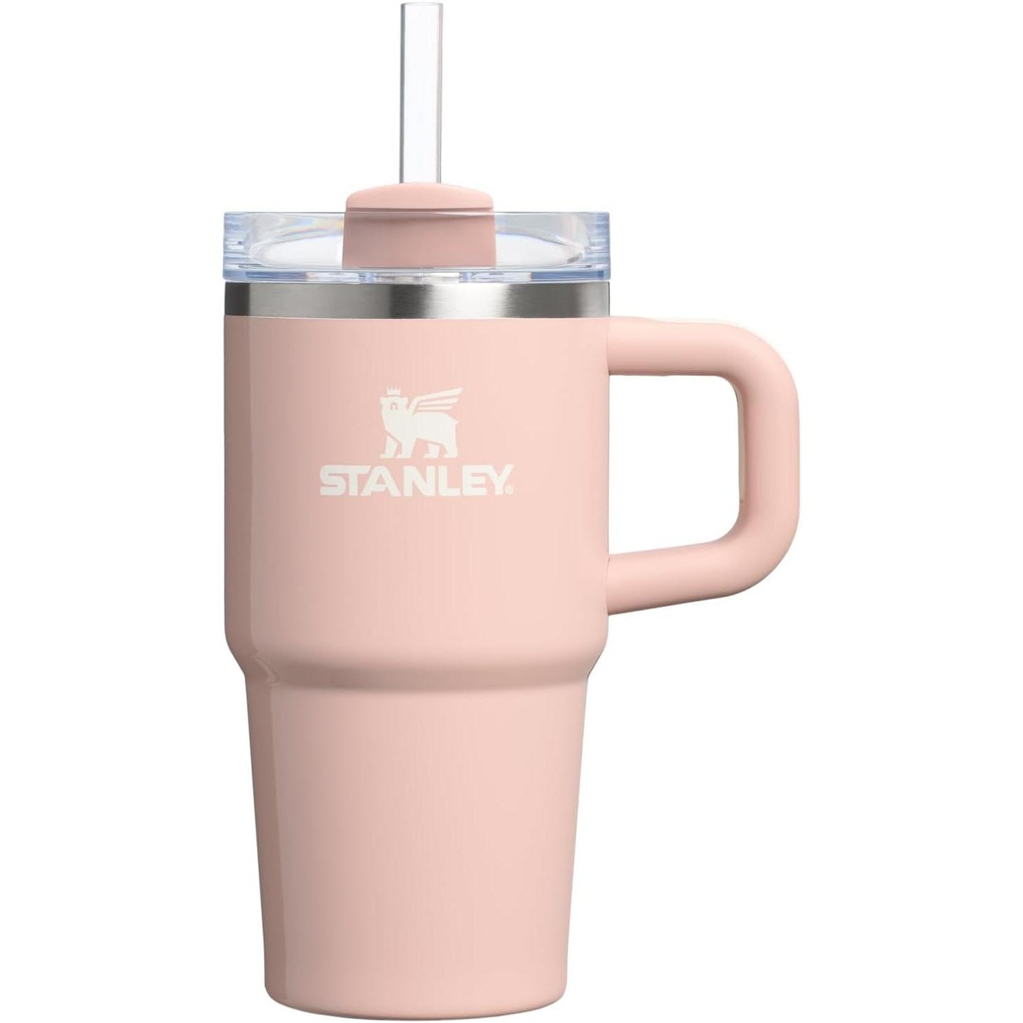 Quencher H2.0 Tumbler with Handle and Straw 20 Oz | Flowstate 3-Position Lid | Cup Holder Compatible for Travel | Insulated Stainless Steel Cup | Bpa-Free | Frost