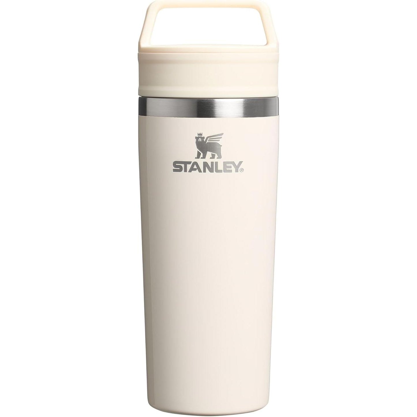 Cafe to Go Travel Mug 16 Oz | Leakproof Two-Part Drink through Lid | Tumbler Cup for Coffee, Tea and Drinks | Insulated Stainless Steel Coffee Mug | Bpa-Free | Hammertone Green
