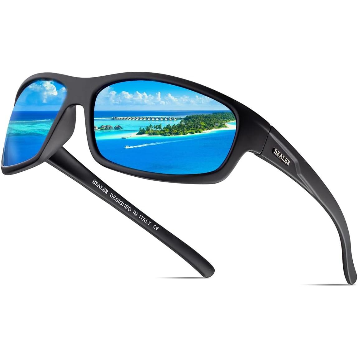 Gafas de Sol Deportivas Polarizadas para Hombre – Montura TR90 Ultraligera, Protección UV400, Ideales para Conducir, Ciclismo y Pesca