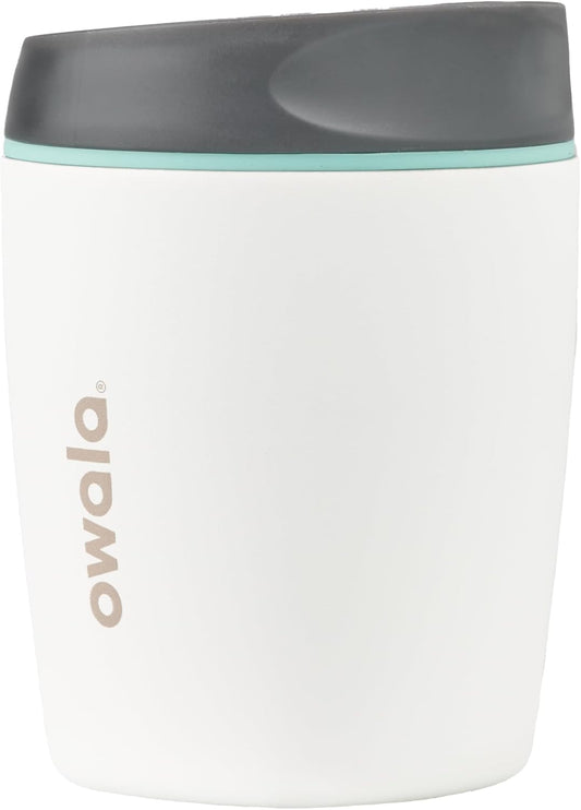 Smoothsip Insulated Stainless Steel Coffee Tumbler, Reusable Iced Coffee Cup, Hot Coffee Travel Mug, Perfect for Cappuccino, BPA Free, 10 Oz, Green (Hip Cactus)