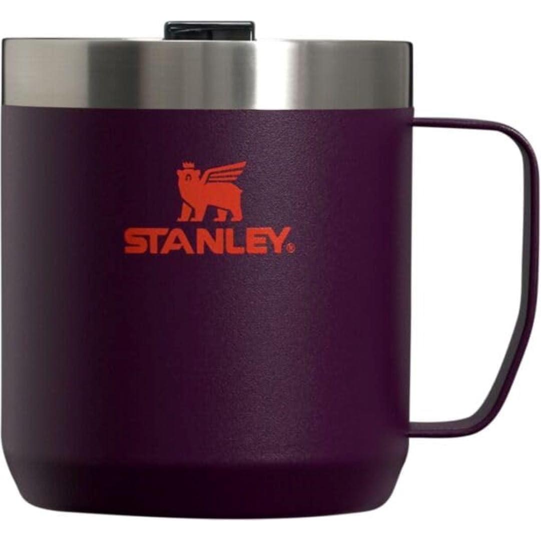 Stay-Hot Camp Mug 12 Oz | Press Fit Drink through Lid | Cup for Coffee, Tea and Drinks | Insulated Stainless Steel Coffee Mug | Bpa-Free | Ash 2.0