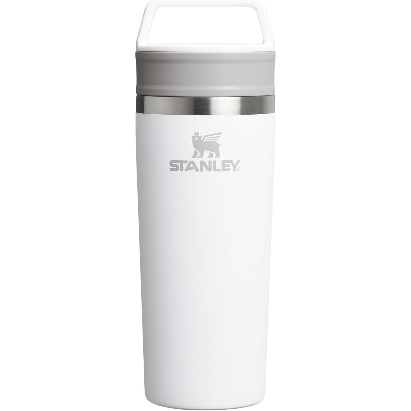 Cafe to Go Travel Mug 16 Oz | Leakproof Two-Part Drink through Lid | Tumbler Cup for Coffee, Tea and Drinks | Insulated Stainless Steel Coffee Mug | Bpa-Free | Hammertone Green