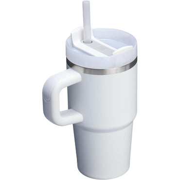 Quencher H2.0 Tumbler with Handle and Straw 20 Oz | Flowstate 3-Position Lid | Cup Holder Compatible for Travel | Insulated Stainless Steel Cup | Bpa-Free | Frost