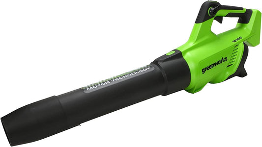 Soplador de hojas Greenworks | Soplador axial inalámbrico sin escobillas de 40 V (130 MPH / 550 CFM/75+ herramientas), solo herramienta
