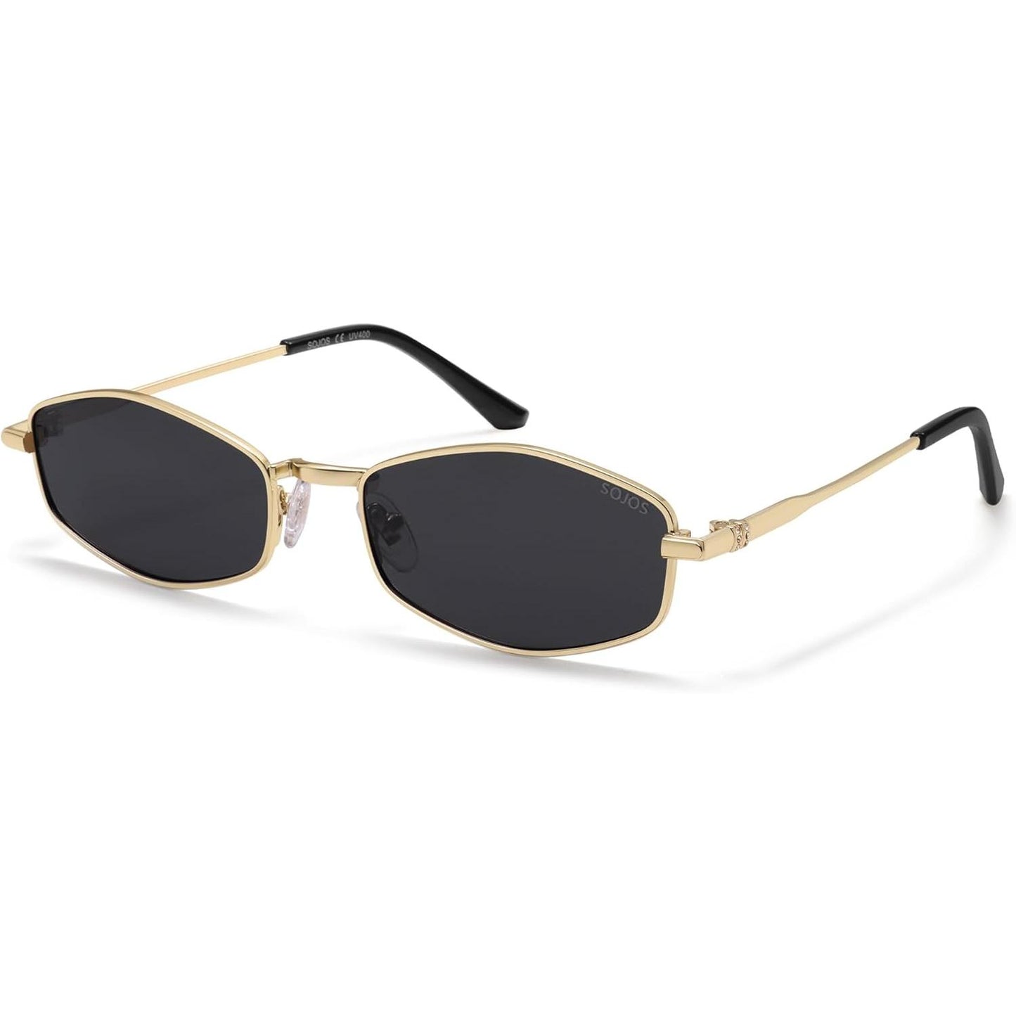 Lentes de Sol Hexagonales Polarizados SOJOS SJ1259, Retro Unisex Estilo Irregular, Protección UV400 para Hombre y Mujer