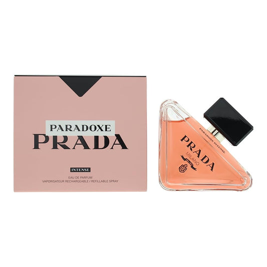 Prada Paradoxe Intense Eau de Parfum 90 ml – Perfume Mujer Ámbar Floral, Jazmín & Vainilla, Larga Duración, Frasco Recargable