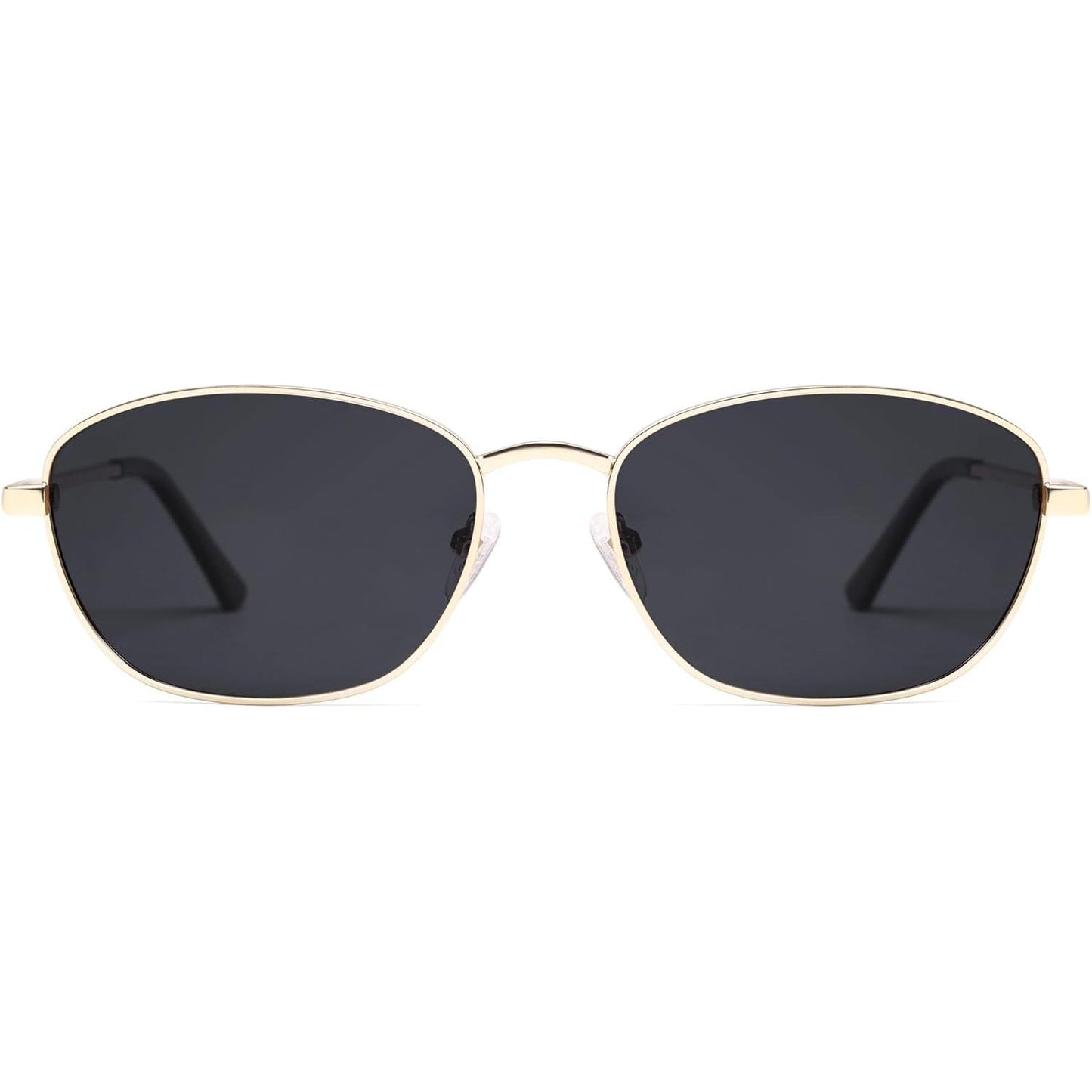 Lentes de Sol Retro Ovalados Polarizados SOJOS SJ1245, Estilo Vintage 90s Unisex, Protección UV400