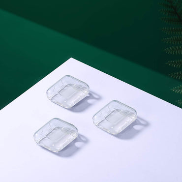 Juego de 3 fundas para Apple Watch de 1.49 pulgadas | Protector de pantalla de alta sensibilidad HD y TPU y protección anticaídas de 360º | Para iWatch Series 3/2/1 | Transparentes