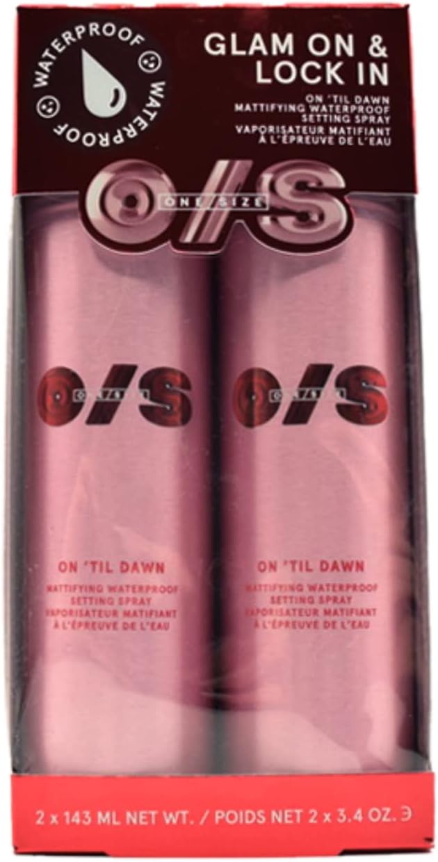 One Size on 'Til Dawn Setting Spray Duo Mattifying Waterproof Setting Spray Duo Holiday Gift Set, Clear