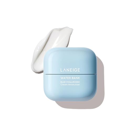 LANEIGE Crema hidratante con Ácido Hialurónico Azul, Escualano y Ceramidas – Refuerza la Barrera de la Piel – 50 ml
