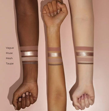 Natasha Denona BABY I NEED A NUDE EYE KIT – Paleta de sombras de ojos para bebé y kit de lápices de ojos Macro Tech + máscara de hoja coreana premium con colágeno