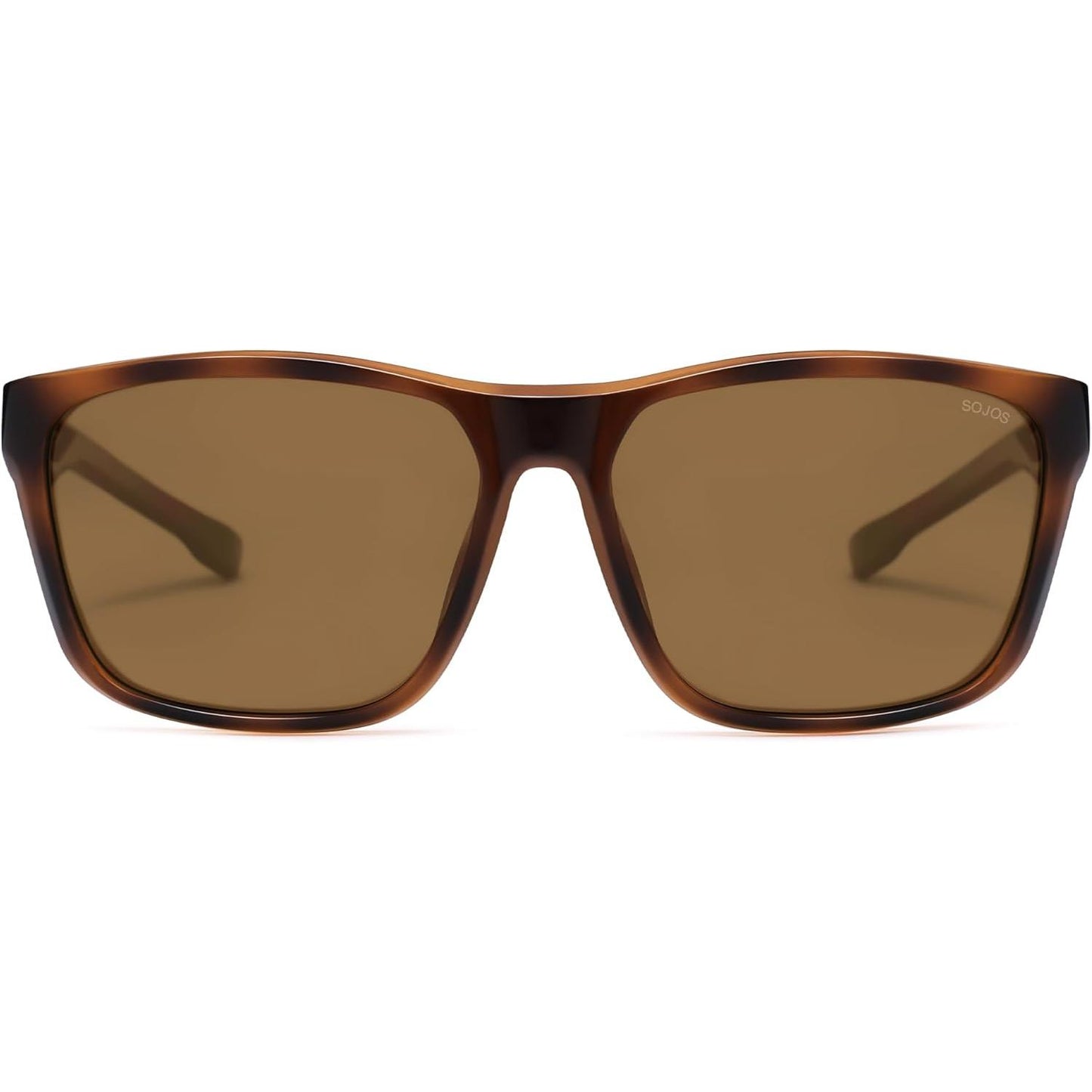 Lentes de Sol Cuadrados Polarizados Unisex, Marco TR90 Ultraliviano, Protección UV400 para Hombres y Mujeres