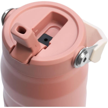 Iceflow Flip Straw 2.0 Water Bottle 24 Oz | Built-In Straw for Travel and Sports | Lightweight and Leak Resistant | Insulated Stainless Steel | Bpa-Free | Sienna