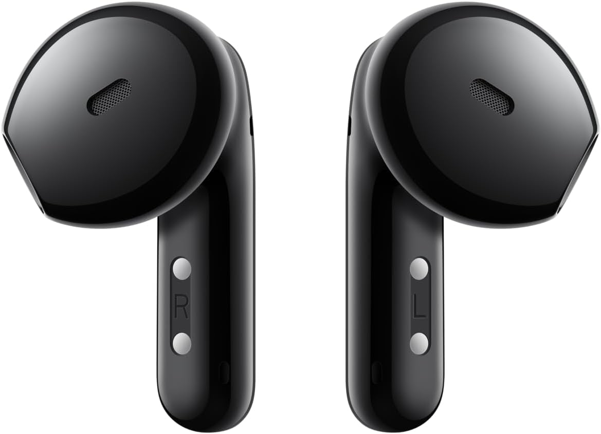 Redmi Buds 6 Active (Versión Global) – Negro Auriculares inalámbricos Bluetooth 5.4 | 30 h de batería | Doble micrófono con ENC | Driver 14.2 mm | 5 modos EQ | IPX4