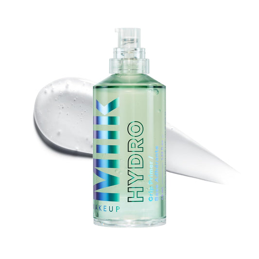 Milk Makeup Hydro Grip Primer | Prebase Hidratante con Ácido Hialurónico y Niacinamida | Fijación hasta 12 hs, Gel Ligero con Acabado Dewy
