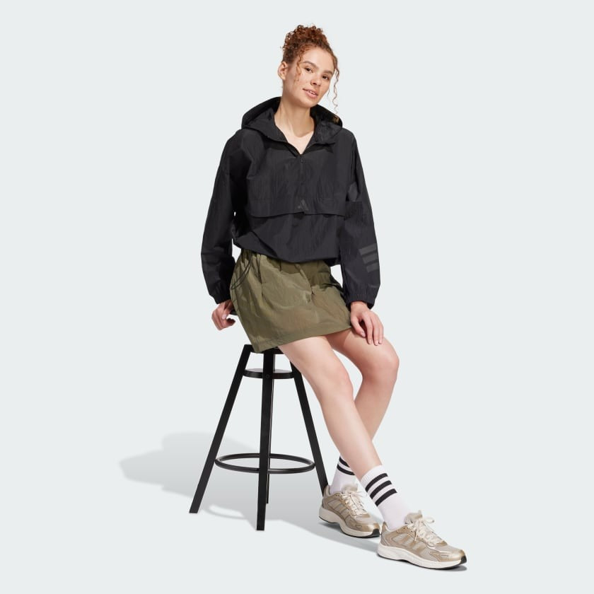 Campera Rompevientos Adidas Mujer Future Icons 3-Stripes
