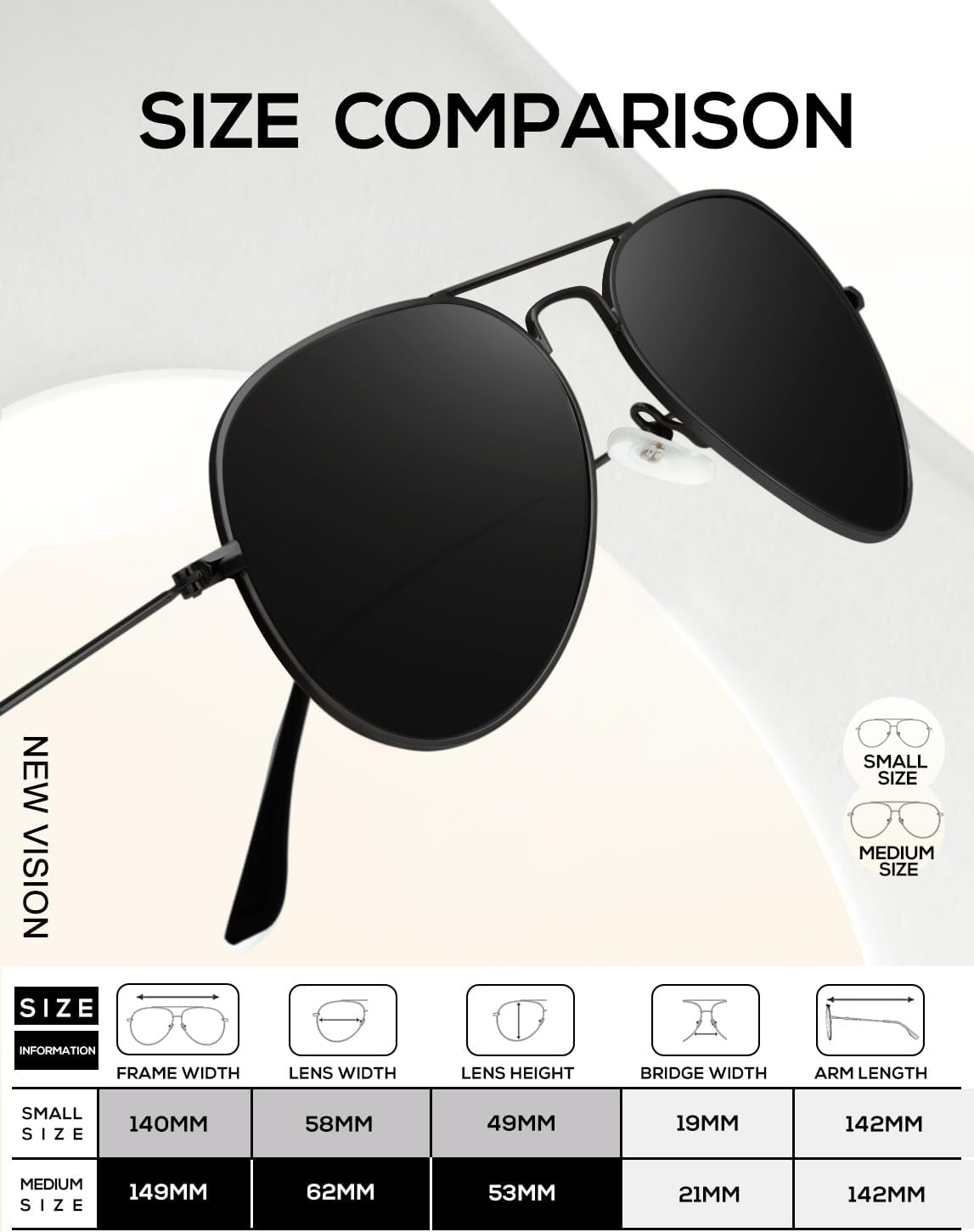 KALIYADI - Lentes de sol clásicos estilo aviador para hombres y mujeres, lentes de sol para conducir, lentes polarizados, con bloqueo de luz ultravioleta
