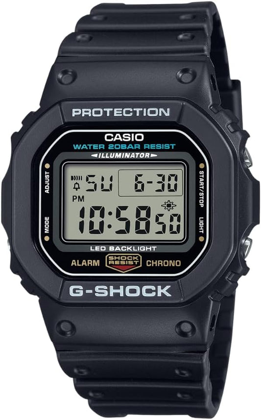 Casio G-Shock DW5600UE-1V – Reloj Deportivo para Hombre | Resistente a Golpes | Sumergible 200M | Estilo Clásico y Robusto