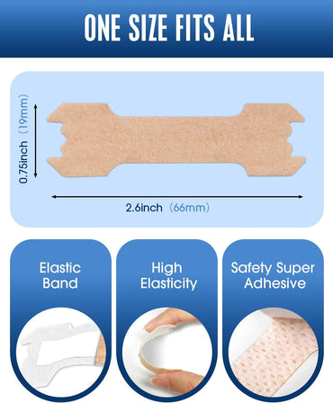 Tiras Nasales Antirronquidos – Pack x45 | Adhesivo Mejorado Resistente al Sudor y Grasa | +31% Flujo de Aire | Material Transpirable y Suave con la Piel